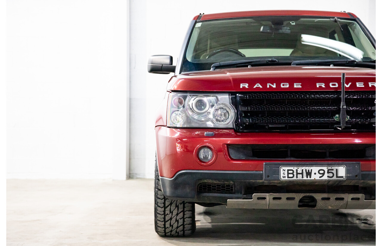 11/2008 Range Rover Range Rover Sport 3.6 TDV8 MY09 4d Wagon Rimini Red Metallic Turbo Diesel V8 3.6L