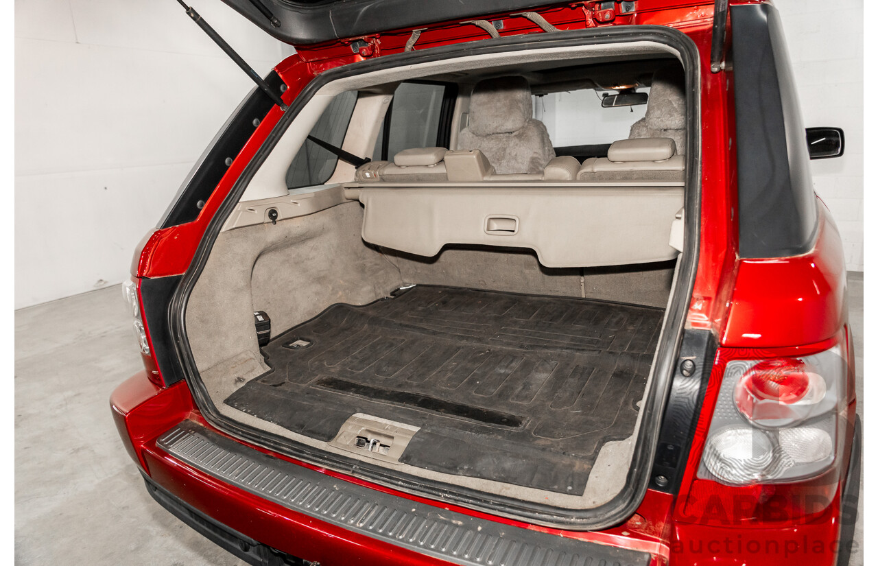 11/2008 Range Rover Range Rover Sport 3.6 TDV8 MY09 4d Wagon Rimini Red Metallic Turbo Diesel V8 3.6L