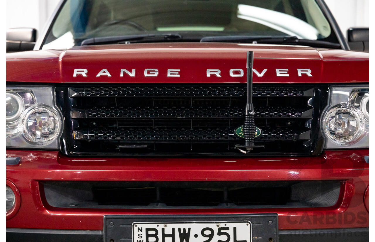 11/2008 Range Rover Range Rover Sport 3.6 TDV8 MY09 4d Wagon Rimini Red Metallic Turbo Diesel V8 3.6L