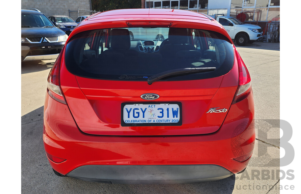 9/2010 Ford Fiesta CL WS 5d Hatchback Red 1.6L