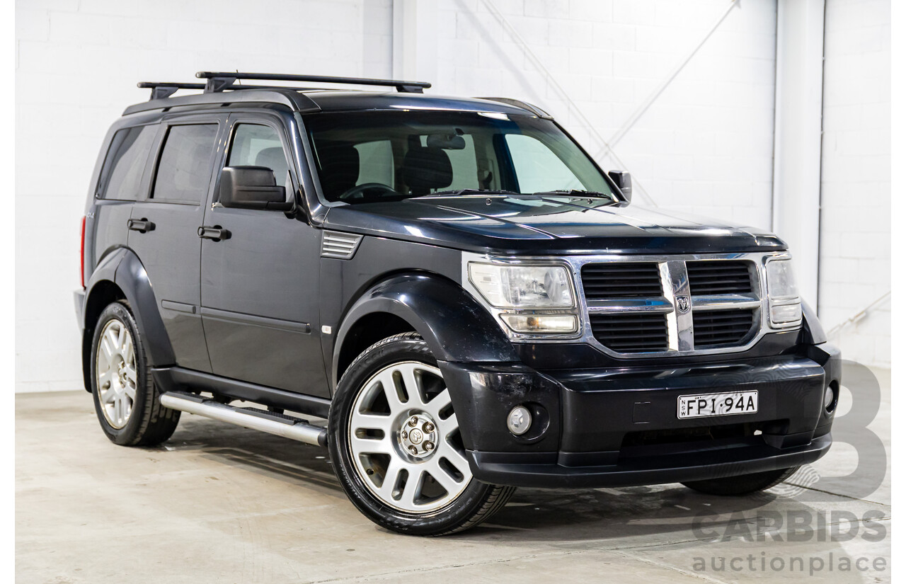 12/2010 Dodge Nitro SX KA (4x4) MY10 4d Wagon Solid Black V6 3.7L