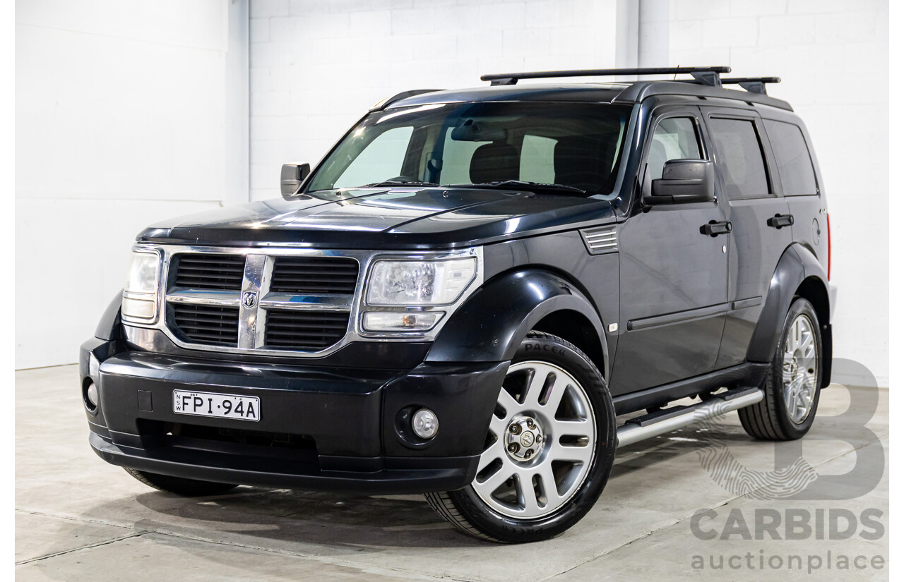 12/2010 Dodge Nitro SX KA (4x4) MY10 4d Wagon Solid Black V6 3.7L