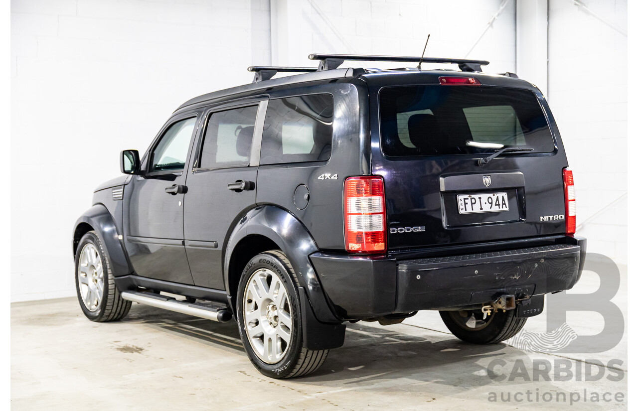 12/2010 Dodge Nitro SX KA (4x4) MY10 4d Wagon Solid Black V6 3.7L