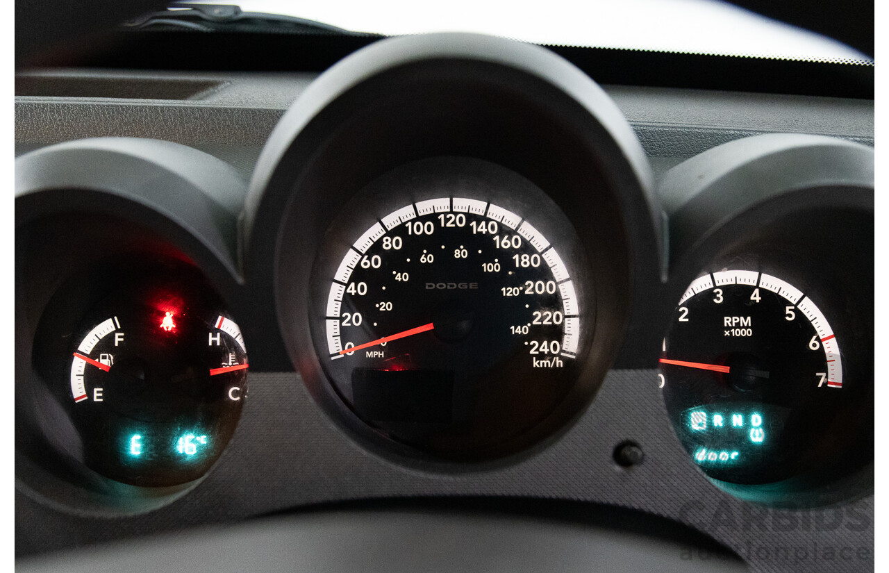 12/2010 Dodge Nitro SX KA (4x4) MY10 4d Wagon Solid Black V6 3.7L