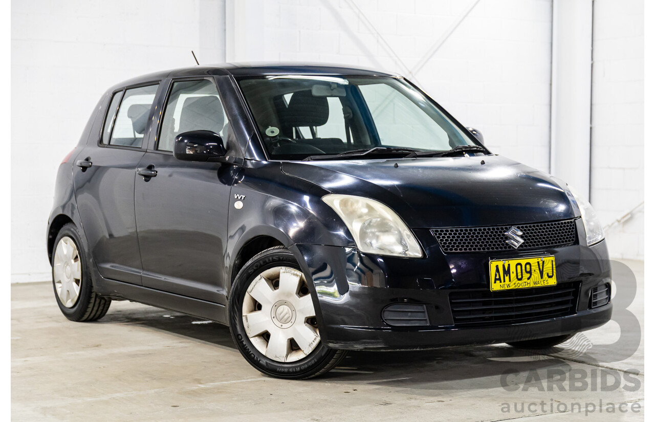 10/2006 Suzuki Swift EZ 5d Hatchback Bluish Black Metallic 1.5L