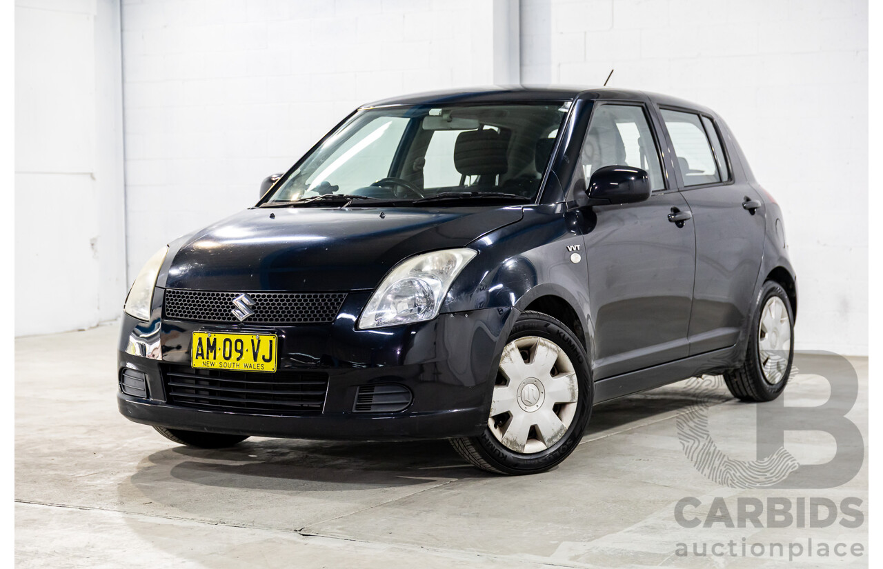 10/2006 Suzuki Swift EZ 5d Hatchback Bluish Black Metallic 1.5L