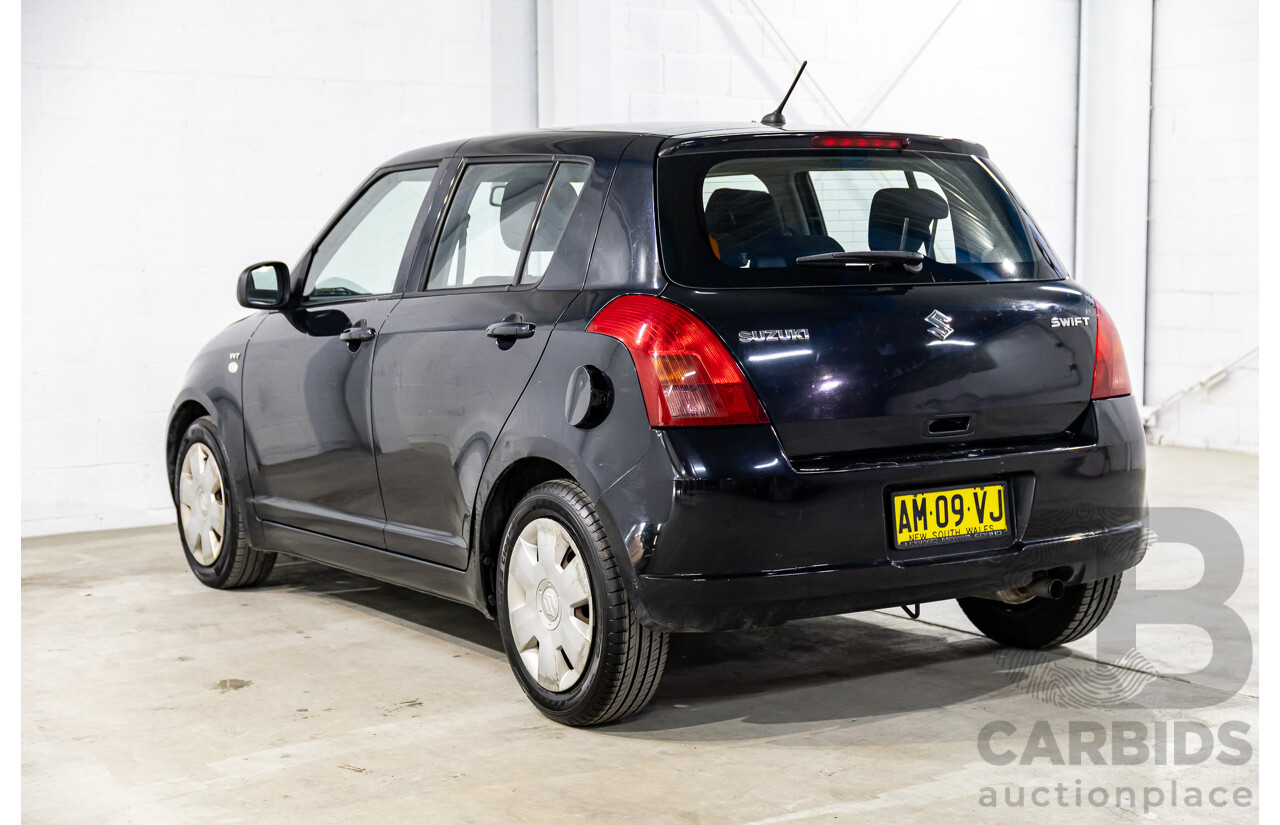 10/2006 Suzuki Swift EZ 5d Hatchback Bluish Black Metallic 1.5L