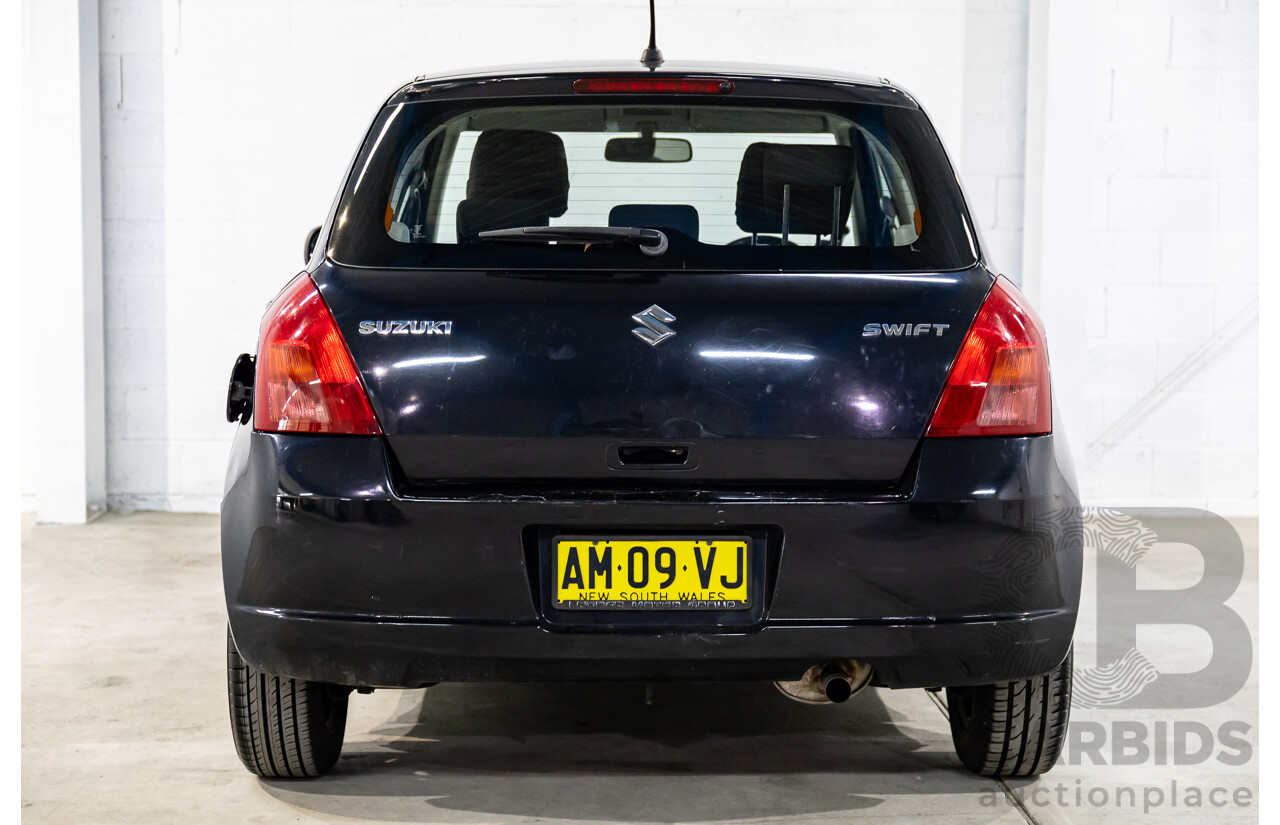 10/2006 Suzuki Swift EZ 5d Hatchback Bluish Black Metallic 1.5L