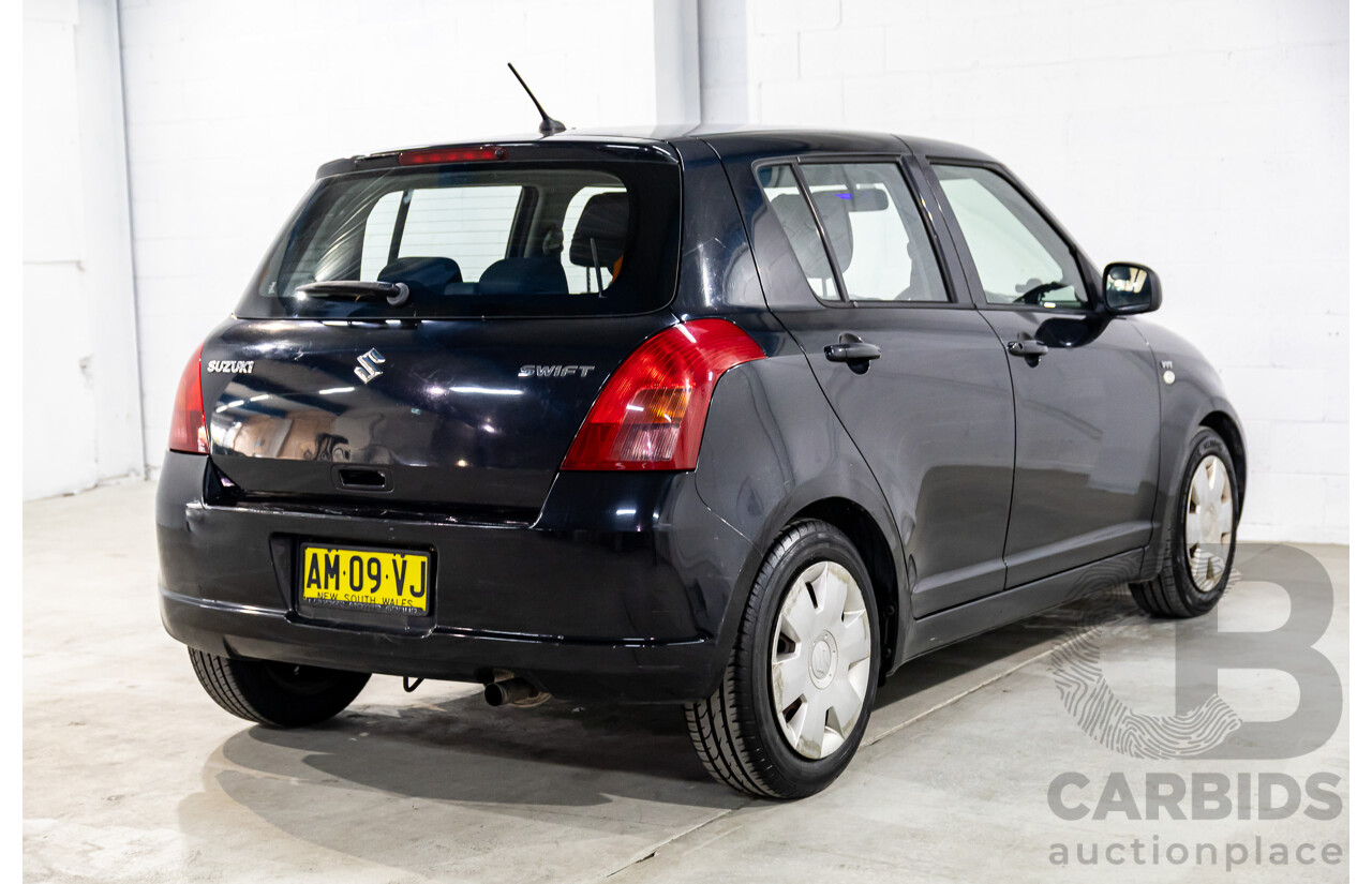 10/2006 Suzuki Swift EZ 5d Hatchback Bluish Black Metallic 1.5L