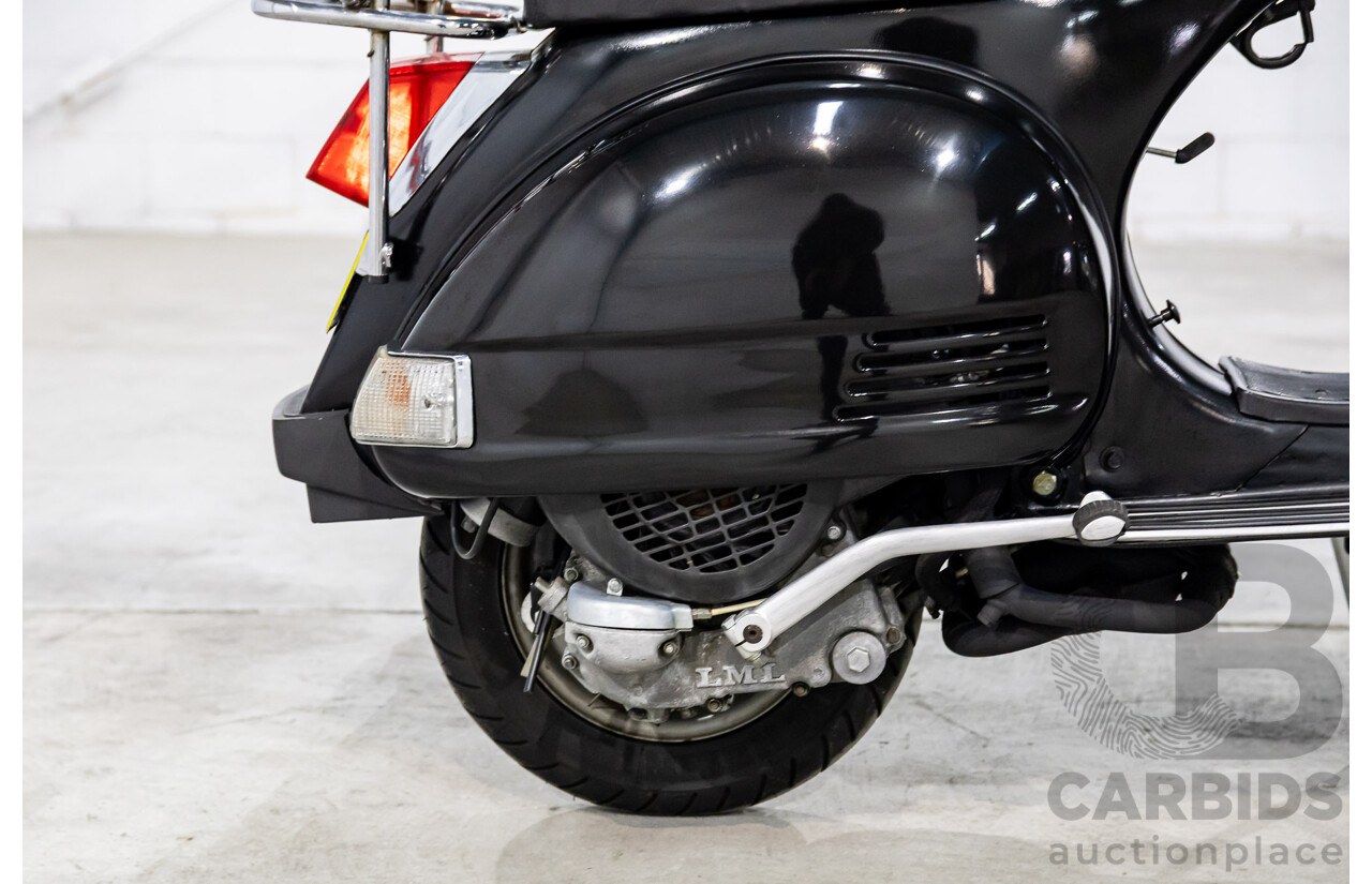 02/2012 LML 150cc STAR 4 RWD Scooter Jet Black 150cc