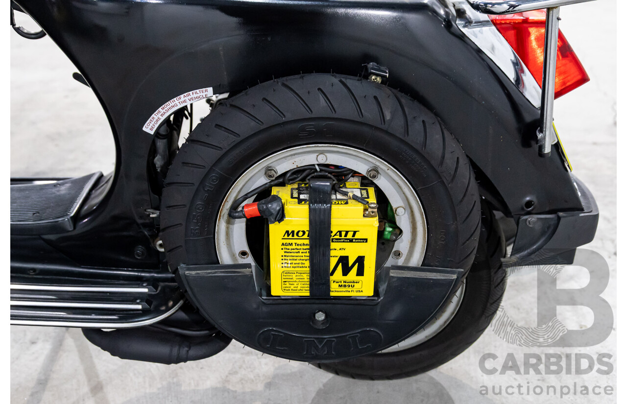 02/2012 LML 150cc STAR 4 RWD Scooter Jet Black 150cc