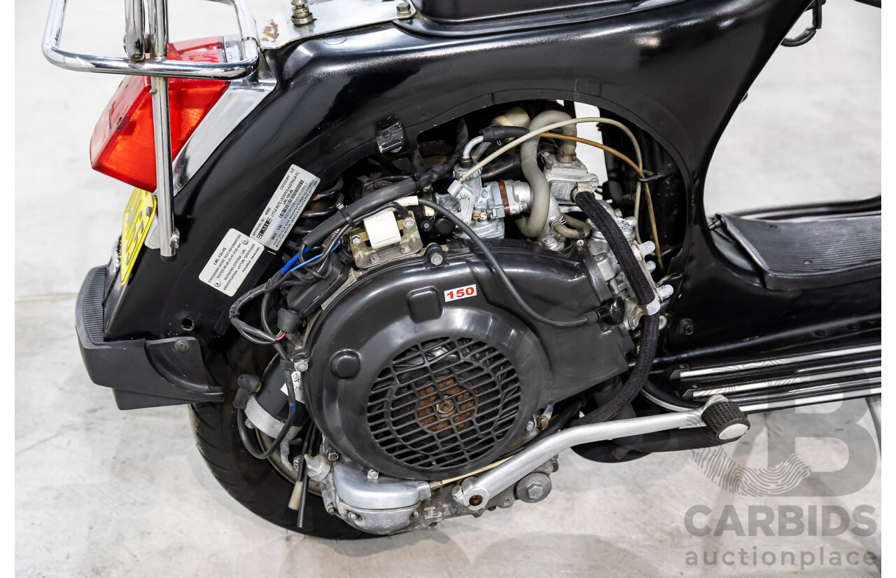 02/2012 LML 150cc STAR 4 RWD Scooter Jet Black 150cc