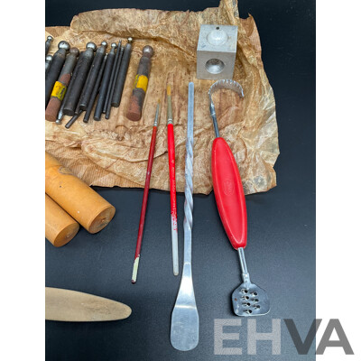 Metal Smith's Doming Punch Set, French Pottery Tools