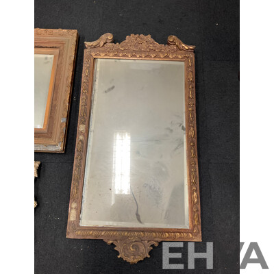 Collection of Three Decorative Framed Mirrors