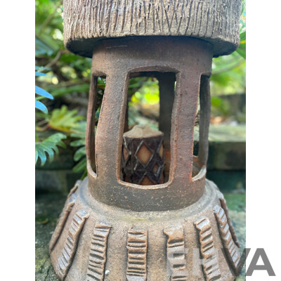 Stoneware Garden Lantern