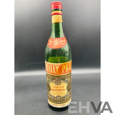 Assorted Vintage Spirits - GUILLAT Liqueurs - Four Comparment Bottle, Pernod Fils, Noilly Prat & Co Vermouoth  - Lot of 3