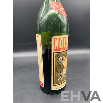 Assorted Vintage Spirits - GUILLAT Liqueurs - Four Comparment Bottle, Pernod Fils, Noilly Prat & Co Vermouoth  - Lot of 3