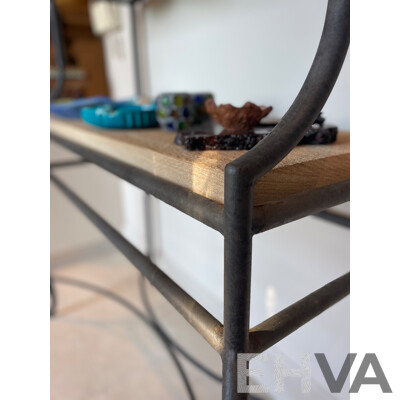 Three Tier Baker's Stand with Sandstone Shelf