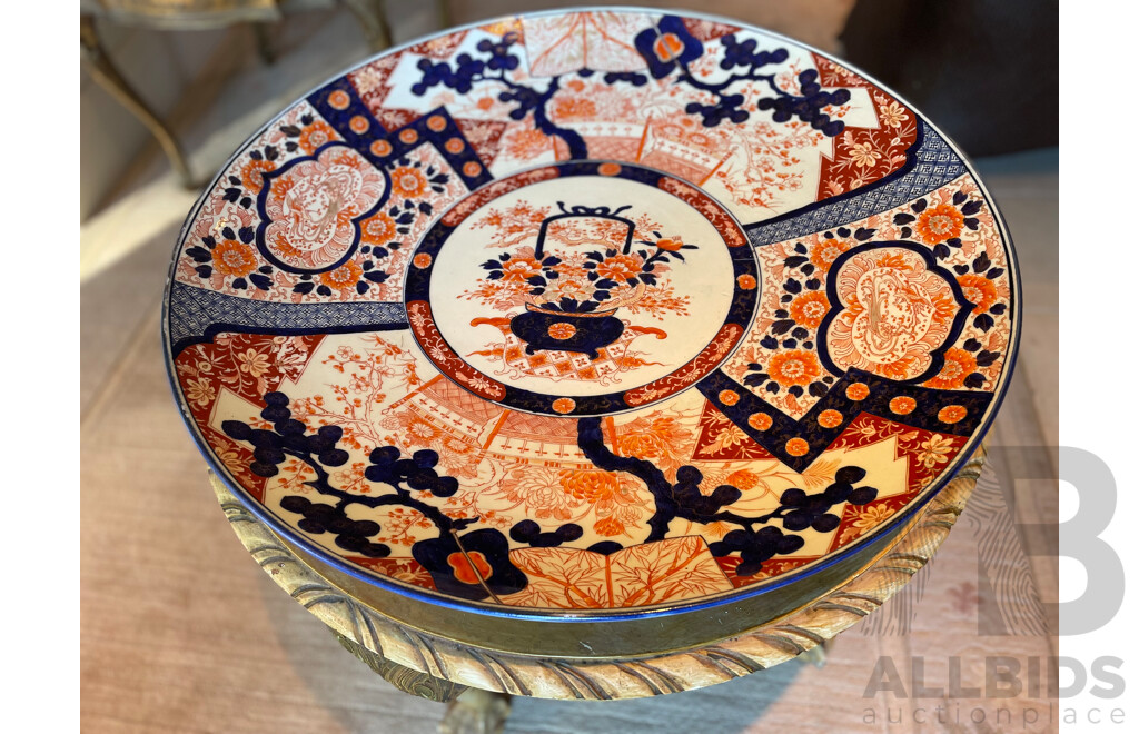 Large Handpainted Japanese Charger