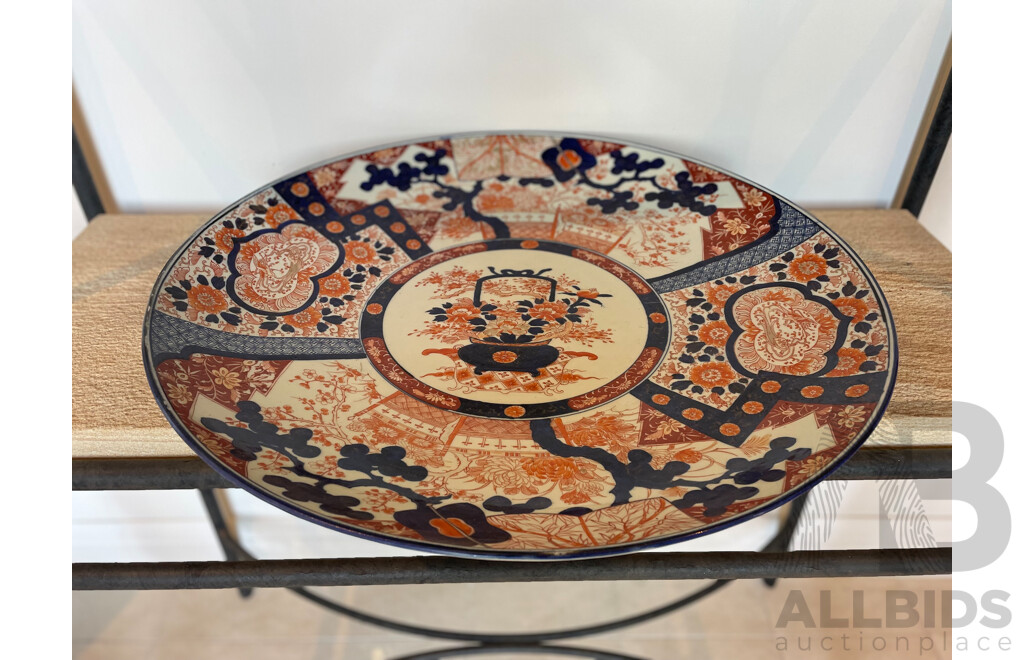 Large Handpainted Japanese Charger