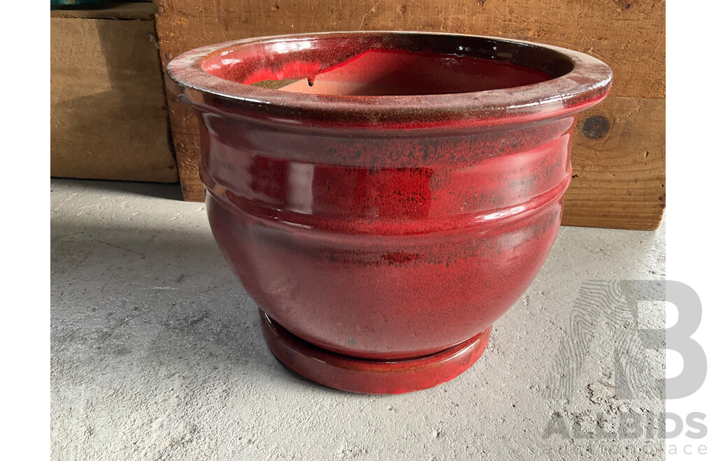 Cast Iron Decorative Planter Pot, Bonsai Pots and Others - Lot of 12
