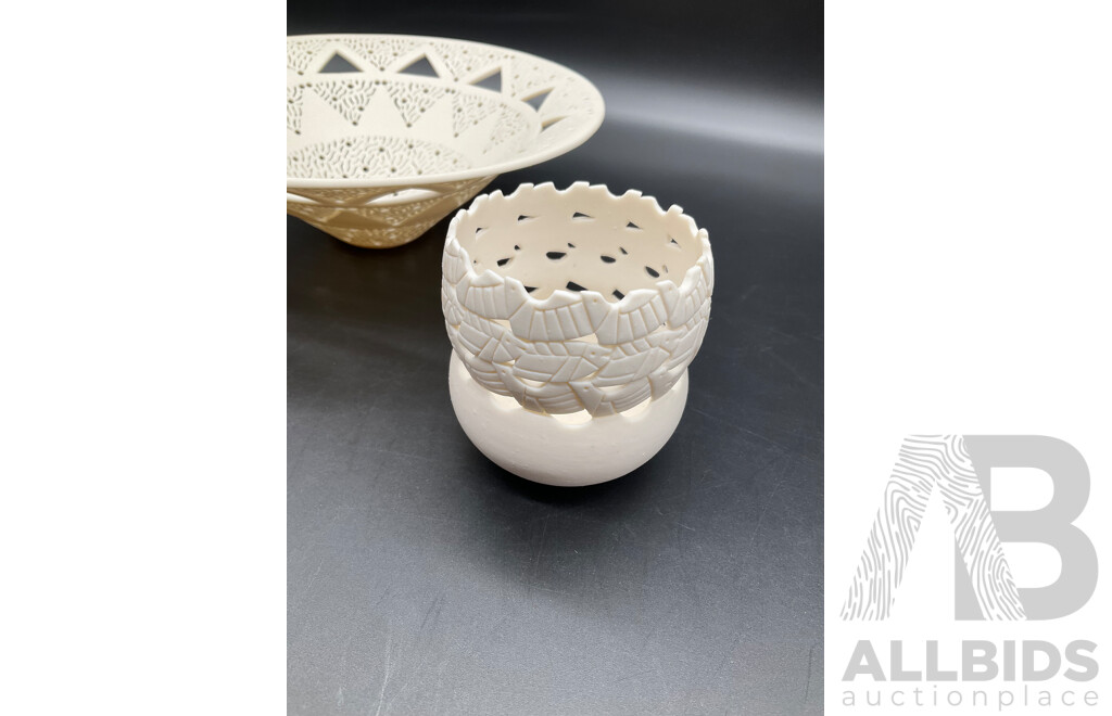 Bisque Fired Studio Pottery and Japanese Studio Examples