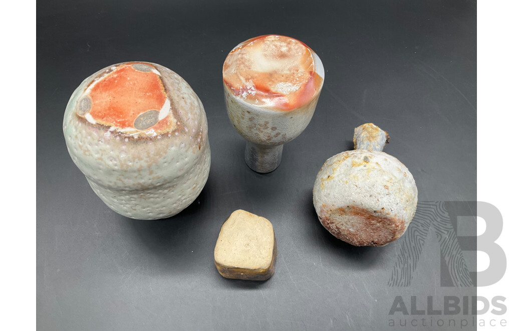 Bisque Fired Studio Pottery and Japanese Studio Examples