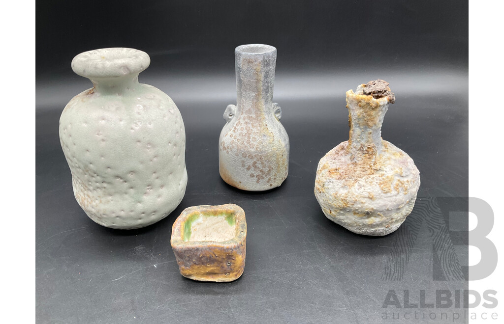Bisque Fired Studio Pottery and Japanese Studio Examples