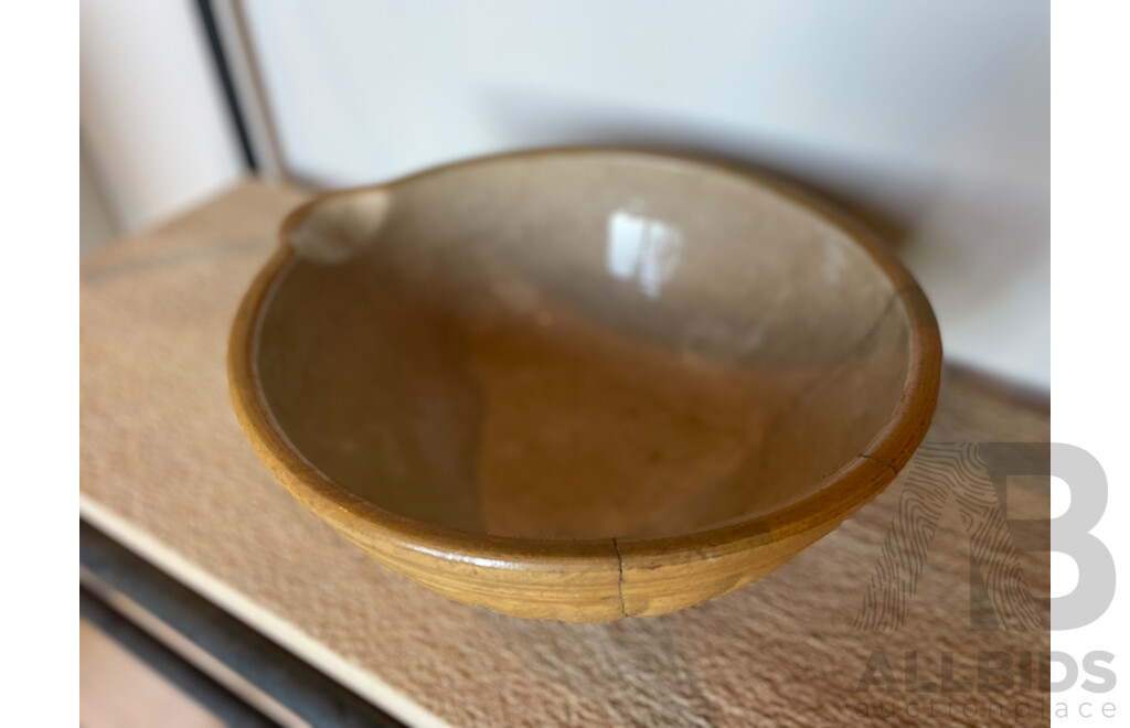 Bendigo Pottery Stoneware Tureen, with Another and French Mixing Bowl