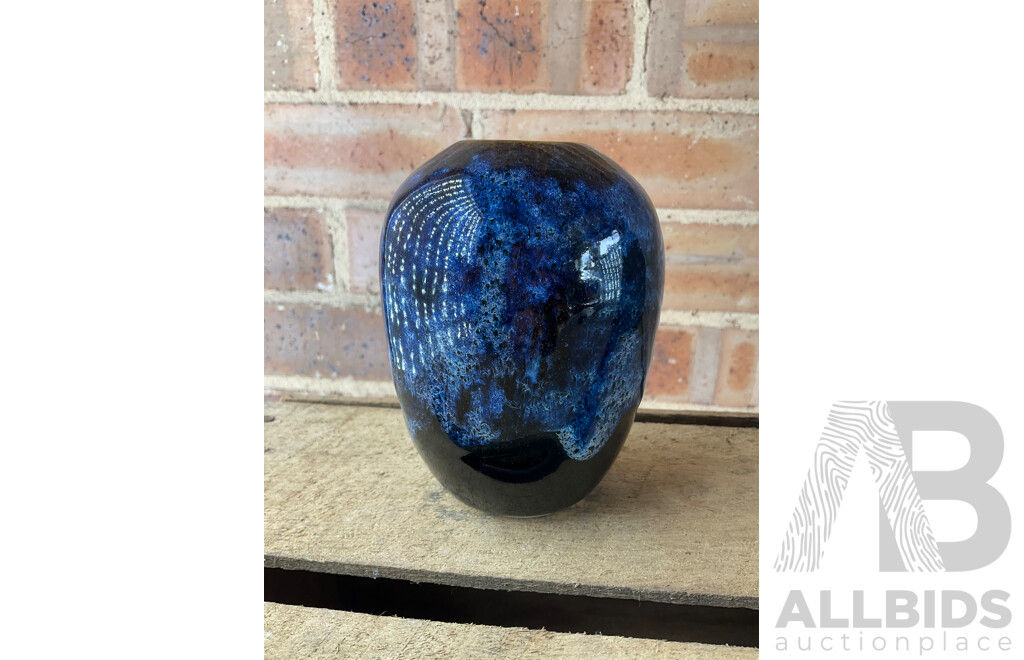 Drip Glazed Lustreware Studio Pottery Vases and Bowls