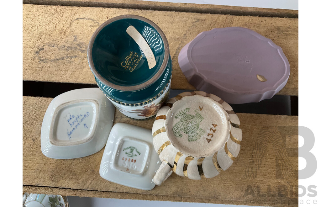 Large lot of English Plates and Tea Sets