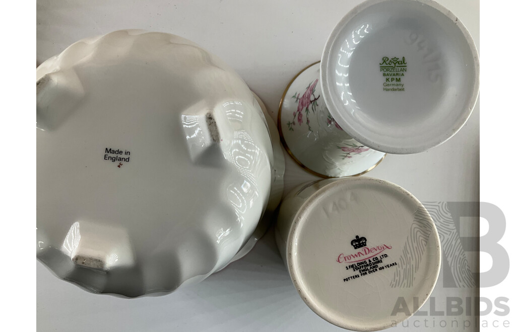 Large lot of English Plates and Tea Sets