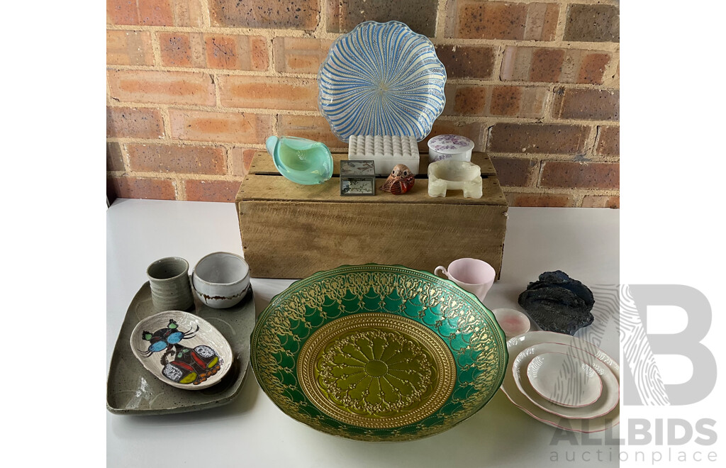 Art Glass Bowls and Studio Examples