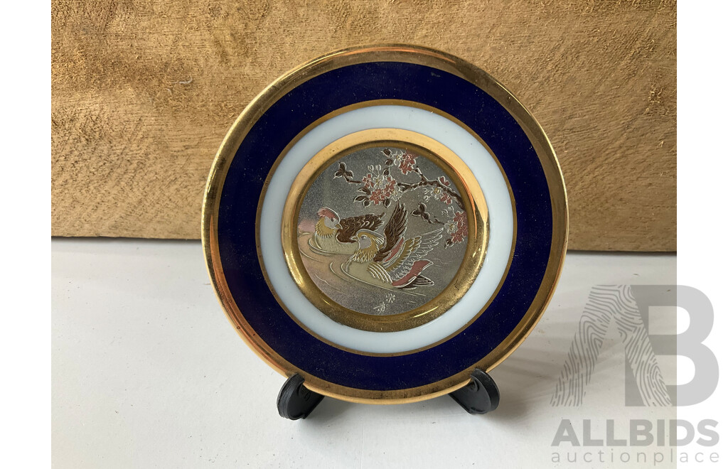 Chokin 24K Tgold Edged Plates (2x), Noritake China Dinnerware, Egg Shaped Gemstone and More