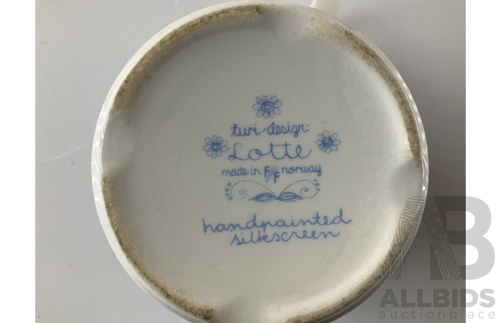 Collection of FIGGJO Turi Design Lotte 6 Piece Set, ROYAL COPENHAGEN Porcelan Plate (x3), THOMAS and FUN & GAMES Plate
