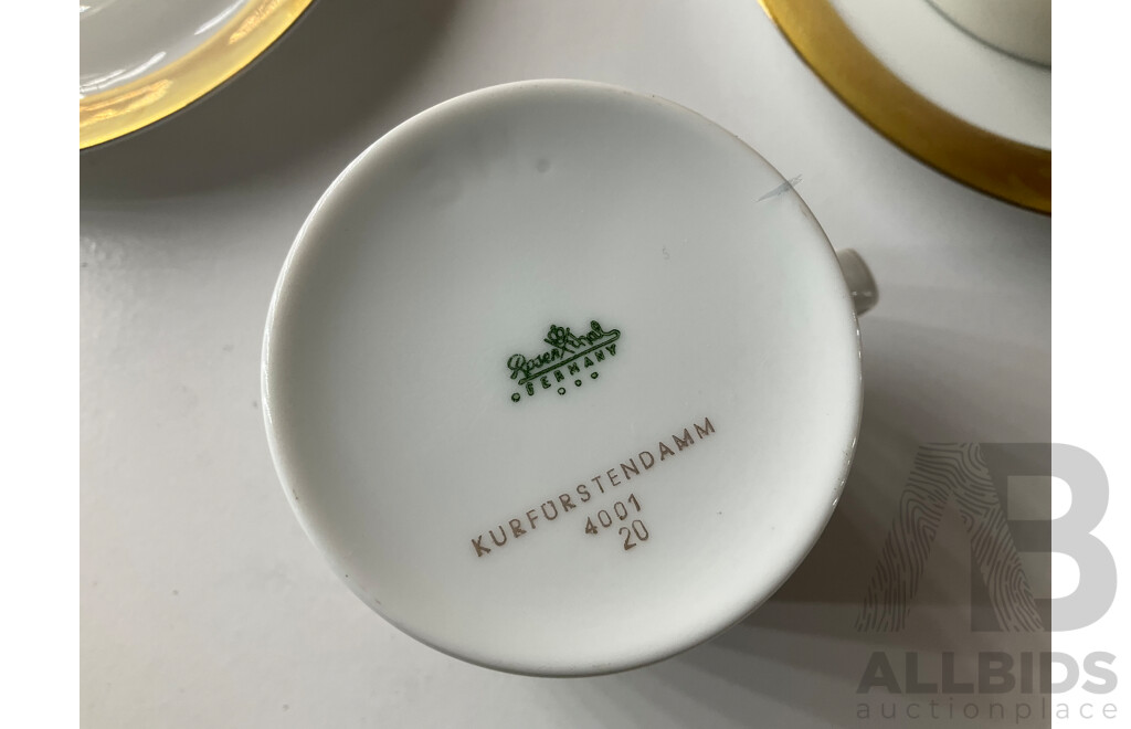 ROYAL DOULTON 'King George' Decanters (x4), Antique English Pitcher, Collection of Porcelain Trinket Boxes (x4), ROSENTHAL German Gilt Porcelain Coffee Set and More