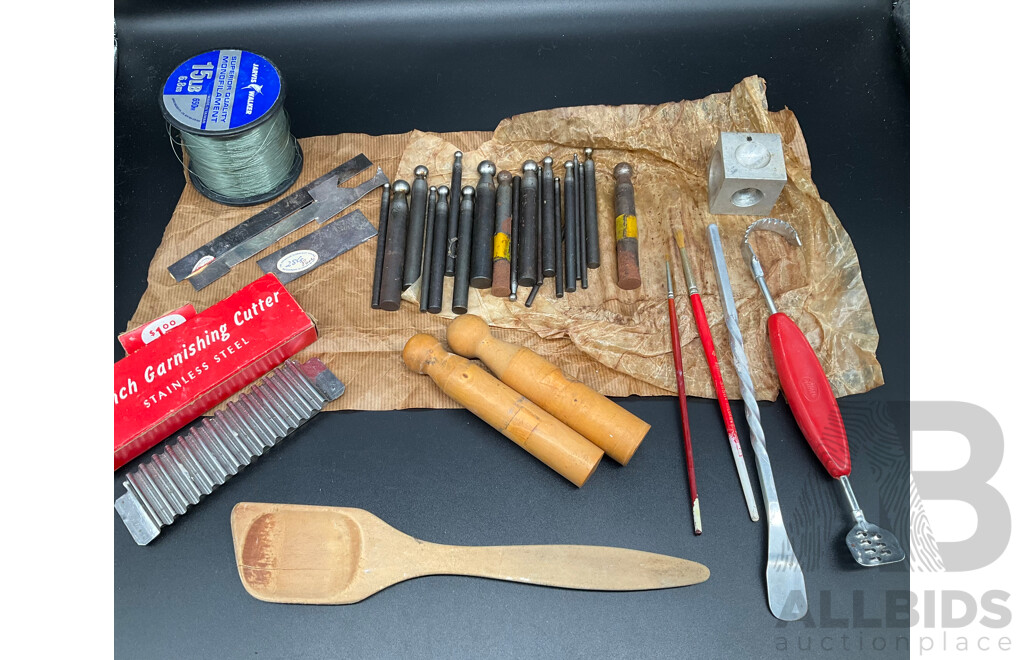 Metal Smith's Doming Punch Set, French Pottery Tools
