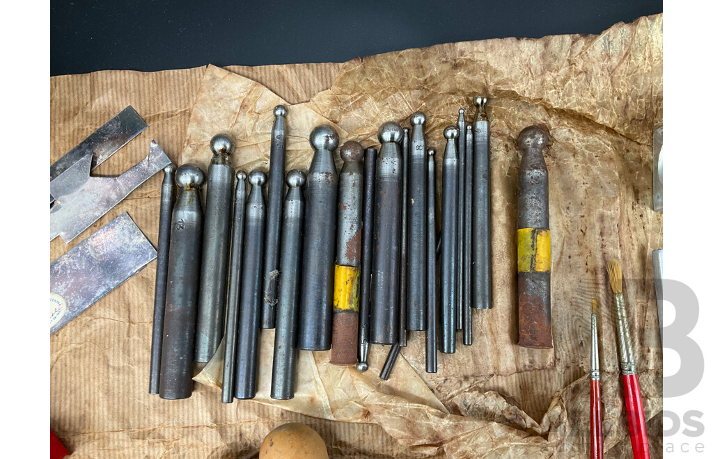 Metal Smith's Doming Punch Set, French Pottery Tools