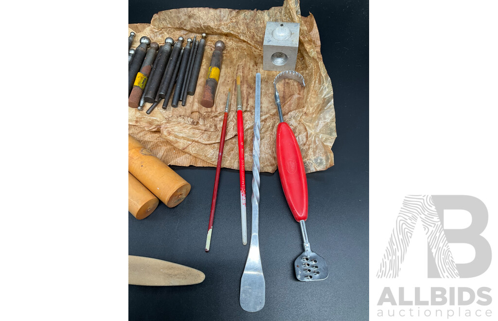 Metal Smith's Doming Punch Set, French Pottery Tools