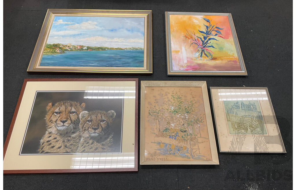 Paintings and Prints, Including ''Spring Street