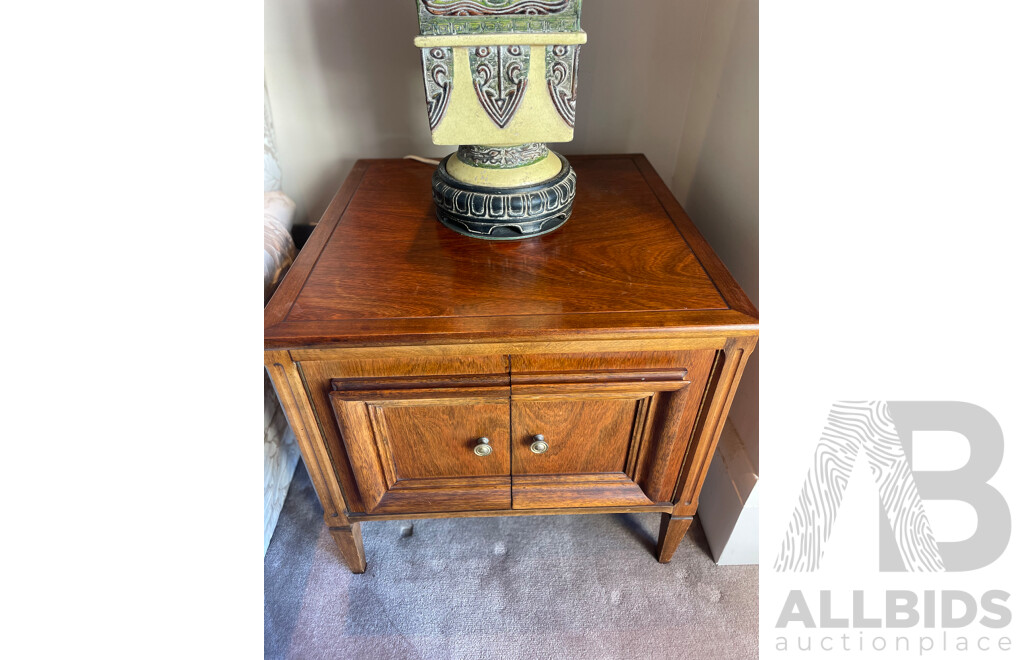 Pair of Mid 20th Century Teak Bedsides Tables - John Duffecy