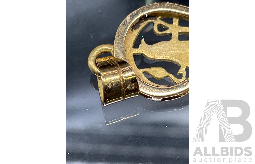 Vintage Double Sided Egyptian Cartouche Pendant, Egyptian Ankh Cross Key of Life Pharaonic Alphabet Gold Pendant and Lapis Lazuli Scarab Necklace - Lot of 3