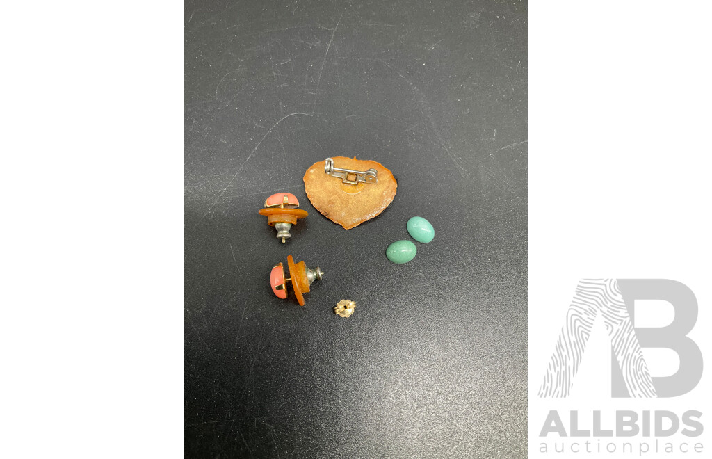 Vintage Enamelware Stud Earings, Necklaces and Others
