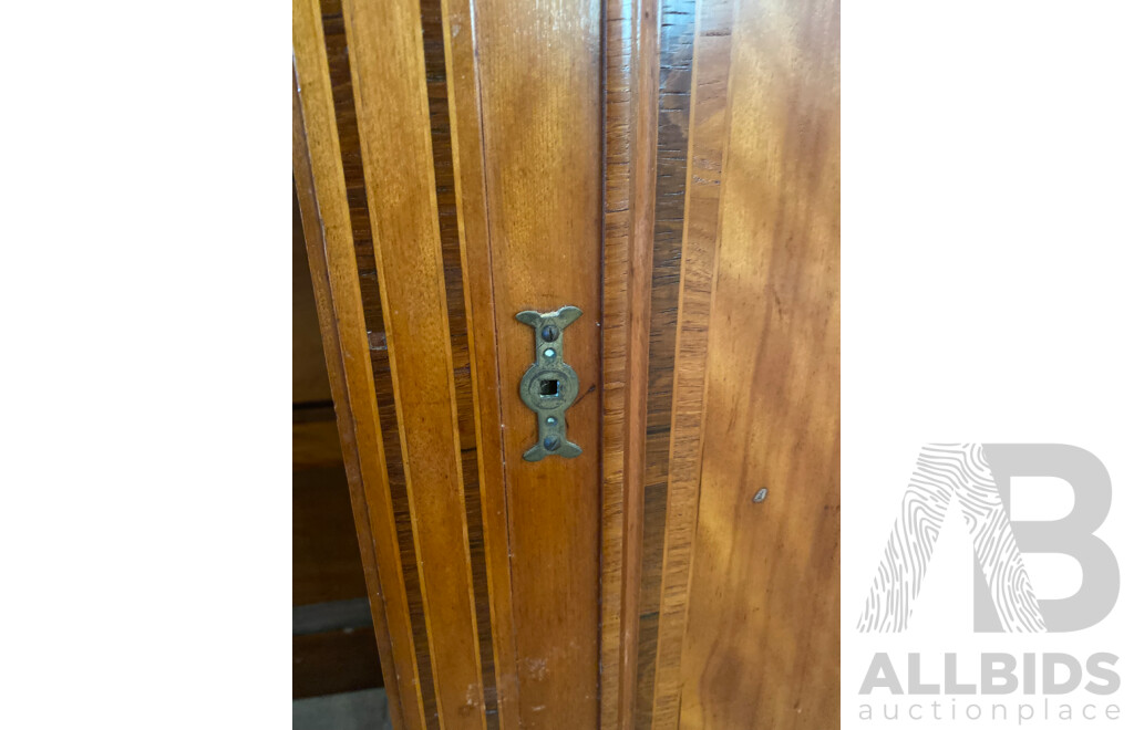 Cedar Thirteen Drawer Dresser with Inlaid Details