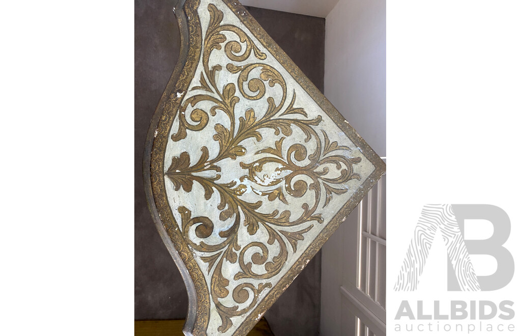 Venetian Style Gilt Three Tier Corner Shelf