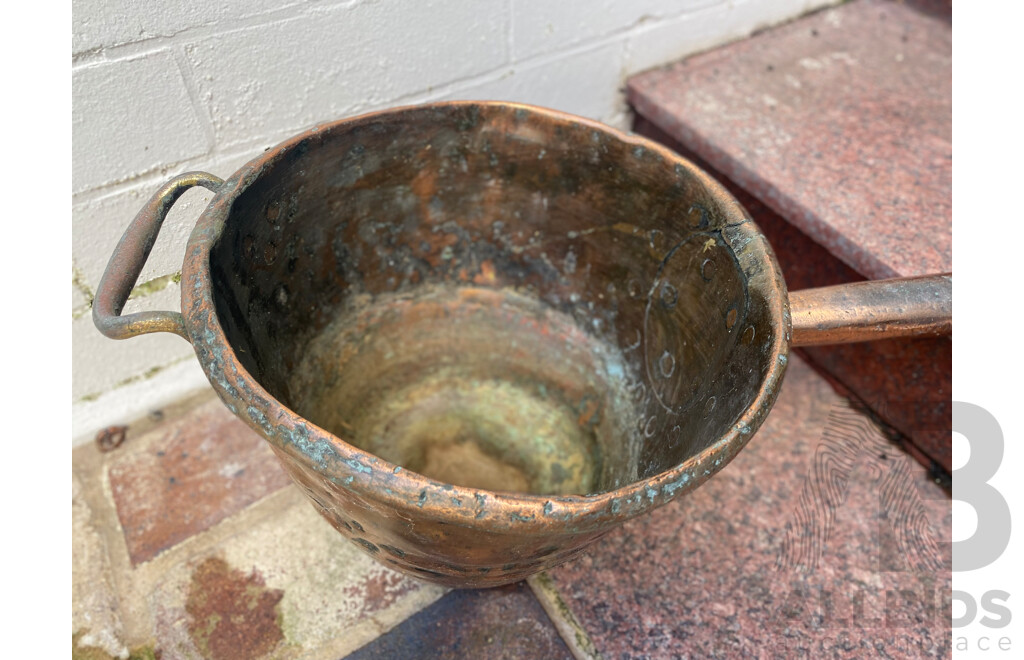 French Copper Boiler with Handle