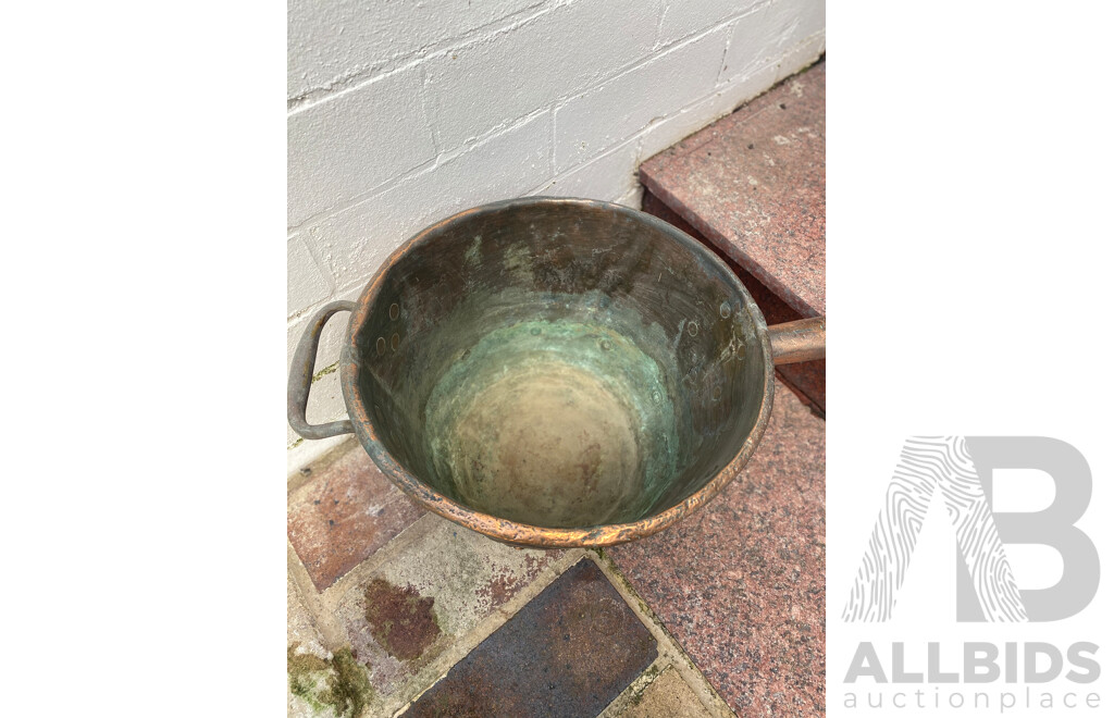 French Copper Boiler with Handle