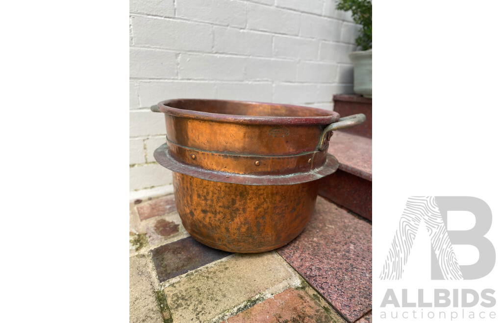 Copper Double Handled Boiler - Smith and Atkinson, Brisbane
