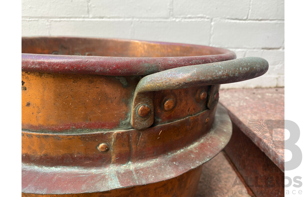 Copper Double Handled Boiler - Smith and Atkinson, Brisbane