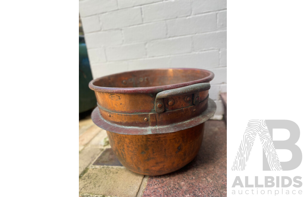 Copper Double Handled Boiler - Smith and Atkinson, Brisbane